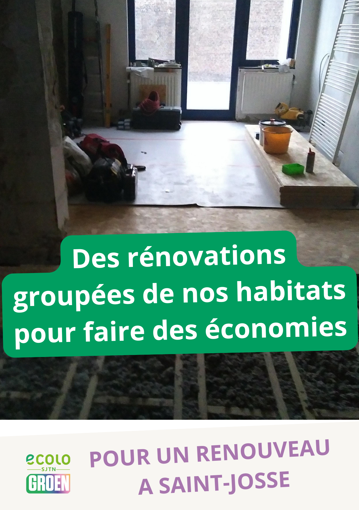 Des rénovations groupées de nos habitats pour faire des économies